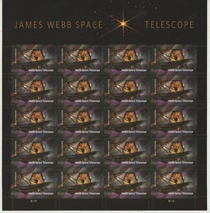 20 USPS JAMES WEBB SPACE TELESCOPE 1 ounce Stamps mailed from OKC, OK - Picture 1 of 1