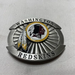 WASHINGTON REDSKINS Official Licensed NFL Logo Metal Pewter Belt Buckle 2005 - Picture 1 of 11