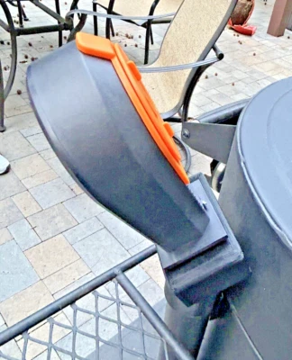 3D PRINT ThermoWorks Billows Fan Adapter for Oklahoma Joe Bronco Drum Smoker