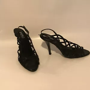 Woman Shoes, 3” Heel, Esino From Italy, RRP £35, Size UK 4 ,EU 37, Black - Picture 1 of 9