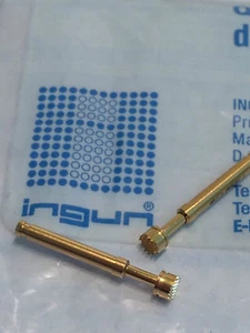 INGUN HSS-12 HIGH CURRENT SPRING LOADED PIN TEST POINT GOLD PROBE (x1) fbb22.3 - Picture 1 of 2
