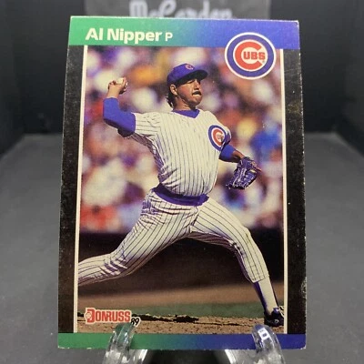 1989 Donruss Al Nipper #394 Chicago Cubs - Image 1 of 2