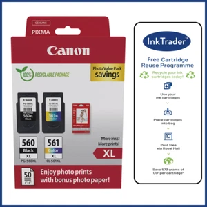 Original Canon PG 560XL & CL 561XL High Yield Value Pack - for Pixma Printers - Picture 1 of 1