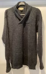 Maglione irlandese_Thomas Crean_Fisherman_Made In Ireland_100% SCHURWOOLE_Ecc_Grigio - Foto 1 di 12