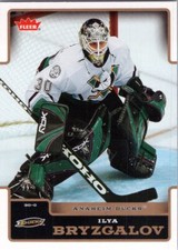 2006 Fleer Anaheim Ducks Hockey Card #6 Ilya Bryzgalov
