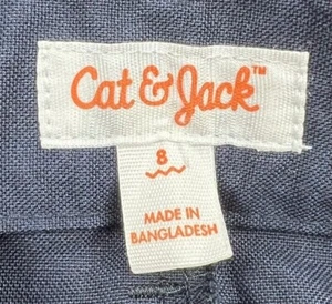 Boys' Cat & Jack Suit Pants - Navy (Sizes: 7 and 8) - Picture 1 of 6