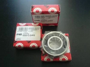 4 Stk. FAG Rillenkugellager 6203 C-2HRS - Kugellager 6203 2RS / 2RSR 17x40x12mm - Bild 1 von 1