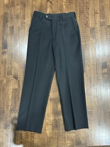 Lauren Ralph Lauren Boys Sz 8 Dress Suit Pants Slacks Adjustable Waist 8R Black - Picture 1 of 6