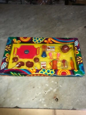 Set Cucina Colazione Miniatura Accessori Casa Bambole Vintage - Immagine 1 di 4