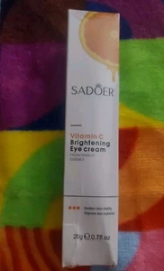 SADOER Vitamin C Eye Cream Anti Aging Brightening Puffy Dark Circles 07/25 - Picture 1 of 4