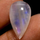 Natural Rainbow Moonstone Pear Shape Cabochon Gemstone 11.5 Ct 20X11X6mm GC29521