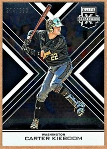 CARTER KIEBOOM - 2016 PANINI ELITE EXTRA EDITION SILVER FOIL RC /999 - Picture 1 of 2
