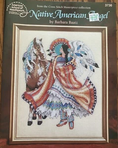 Native American Angel Cross Stich Masterpiece Pattern Barbara Baatz ASON #3736 - Picture 1 of 1