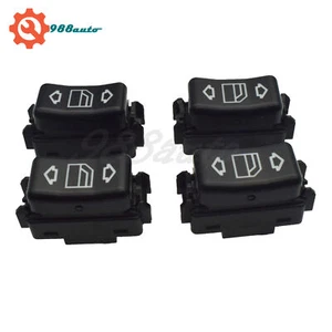 4X For MERCEDES W124 W126 W201 CONSOLE POWER WINDOW SWITCH 1248204510 1248204610 - Picture 1 of 7