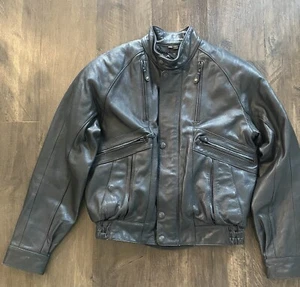Harley-Davidson VENTED W/ Removable Liner CARGO Leather Jacket / Bomber - Picture 1 of 21