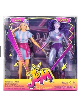 JEM And The Holograms Jerrica And Synergy Paquete de 2 Muñecas de 12 Pulgadas Set LE  Foto 1 de 4