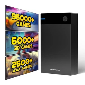 12TB HDD Retro Gaming Hard Drive with 96000+ Classic Games, Include 6000+ 3D ... - Picture 1 of 7