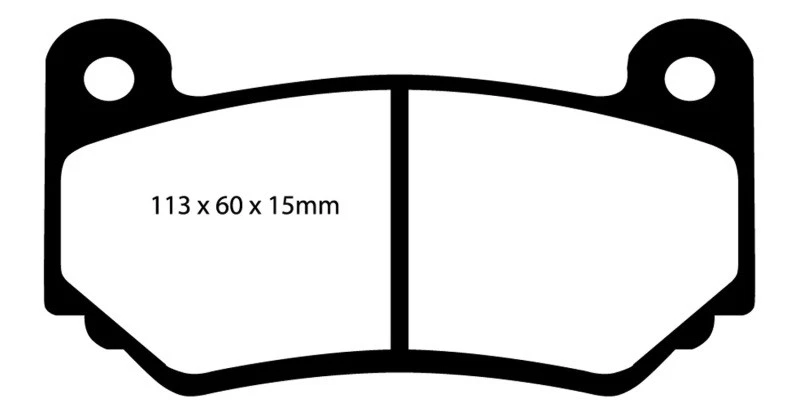 EBC for Mercedes-Benz 03-06 CL55 AMG 5.4 Supercharged Yellowstuff Front Brake Pa Foto 1 de 4