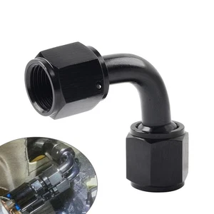 6AN Buchse auf Buchse 90 Grad Schwenkkupplung Union Fitting Adapter Stecker - Picture 1 of 10