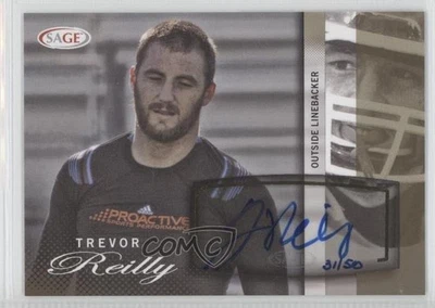 2014 SAGE Auto Football Gold /50 Trevor Reilly #A40 Rookie Auto RC - Image 1 of 2