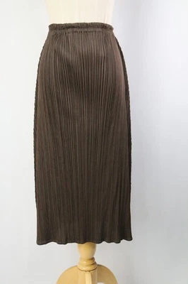 ¡Precio especial! Falda marrón PLEATS PLEASE ISSEY MIYAKE 208 9404 Foto 1 de 4