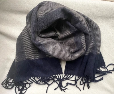 NWOT Christian Dior Monsieur Scarf Blue/Sand - Image 1 of 3