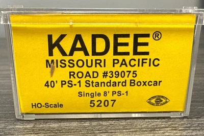Kadee Cars HO RTR #5207 40’ PS-1 Standard Boxcar Missouri Pacific #39075 NIB - Image 1 of 3