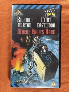Where Eagles Dare, VHS Video, Cert PG Movie - Picture 1 of 3