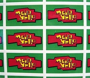44 Adesivi Mello Yello Soda Coca Cola USA Foglio Adv - Foto 1 di 2