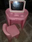 Vintage Little Tikes Vanity/Pink & White With Pink Chair/Child Size/Little Tykes