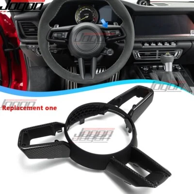 Dry Carbon Steering Wheel Button Bezel For Porsche 911 992 GTS Carrera GT3 2022+ - Image 1 of 4
