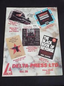 DELTA PRESS LTD Vol 38 Doomsday Prepper/Firearms/Survival/Weapons Catalog 1996 - Picture 1 of 1