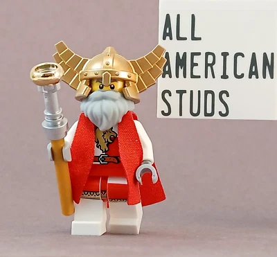 LEGO Castle Lion Knight King Minifigure BAM 21325 Medieval Fantasy Era 10305 - Image 1 of 4