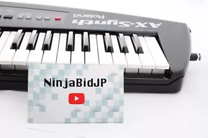 Roland AX-Synth Keyboard Synthesizer Z8C4025 schwarz mit Netzteil - Bild 1 von 19