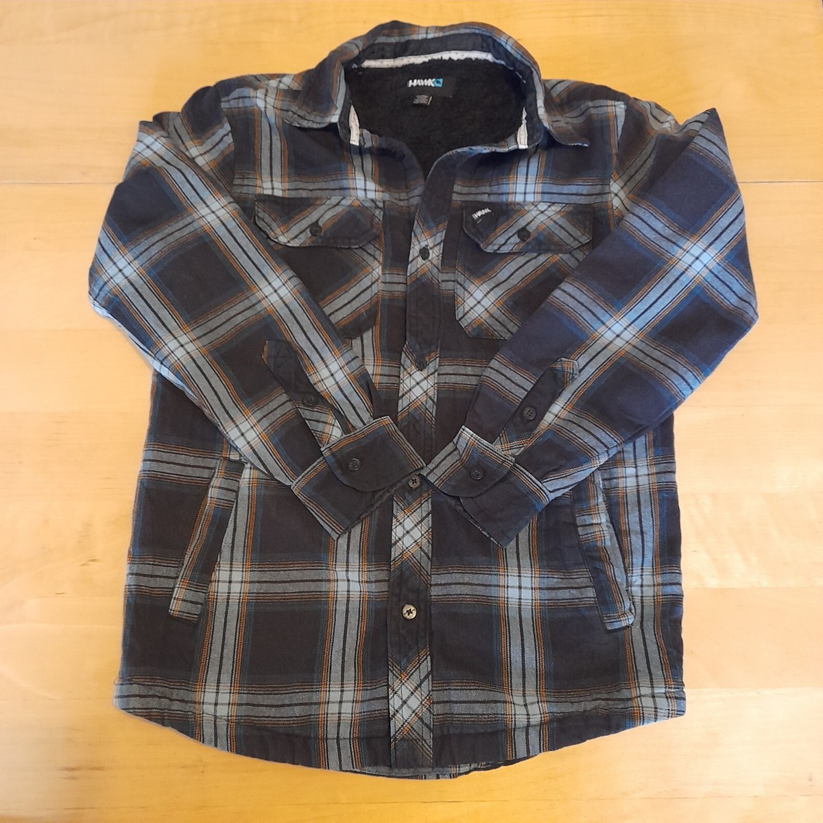 Girls Plaid Fleece Shacket - Hooded Zip Up Jacket, Sherpa Lined, Long Sleeve, Oversized Fit For Fall & Winter (Ages 5-16)