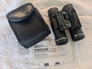 CELESTRON FocusView 12x25 Multi-Purpose Fully Coated Optics Binoculars - Picture 1 of 8