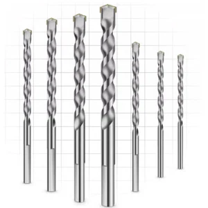 Carbide Twist Bits Round Shank/Triangular Shank Concrete Bits Impact Hand Drill - Picture 1 of 8