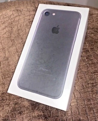 An Apple original BOX for iPhone 7 BLACK, with original Apple stickers - Image 1 of 3