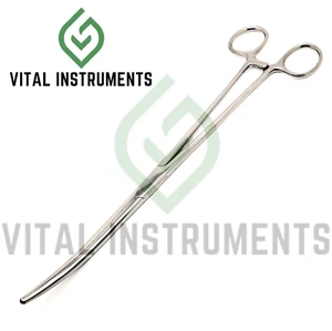 Rochester Pean Hämostat Verriegelungspange 10 Zoll gebogenes chirurgisches Instrument Edelstahl - Bild 1 von 1
