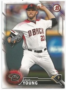 Alex Young Arizona Diamondbacks 2016 Bowman Draft - Picture 1 of 2