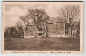 Postcard Albertype Marquand Hall Northfield Seminary East Northfield, MA - Picture 1 of 2