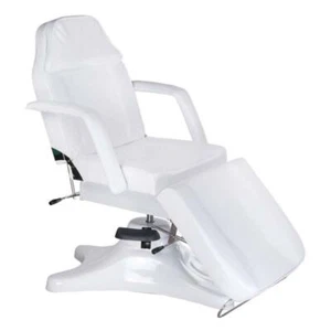 Hydraulische Kosmetikliege Weiß Massageliege Kosmetikstuhl Beautyliege - Bild 1 von 1