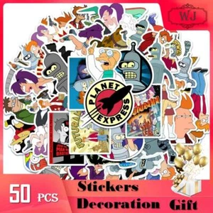 50pcs Futurama US Science Fiction Vinyl Decal Stickers Bomb Car XBOX Waterproof - Picture 1 of 5