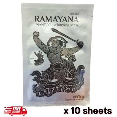 Hanuman face mask MYU-NIQUE RAMAYANA NANG YAI WHITENING MASK 35 g / sheet x 10 - Image 1 of 4