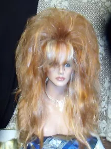 ELITE BRAND WIGS! LONG SEXY BIG HAIR TEASED LAYERS PIECEY VOLUME HOT DRAG QUEEN  - Picture 1 of 11