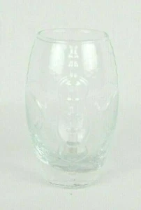 Football Shaped Clear Glass Shot Glass Barware Novelty Drinking Party - Picture 1 of 12