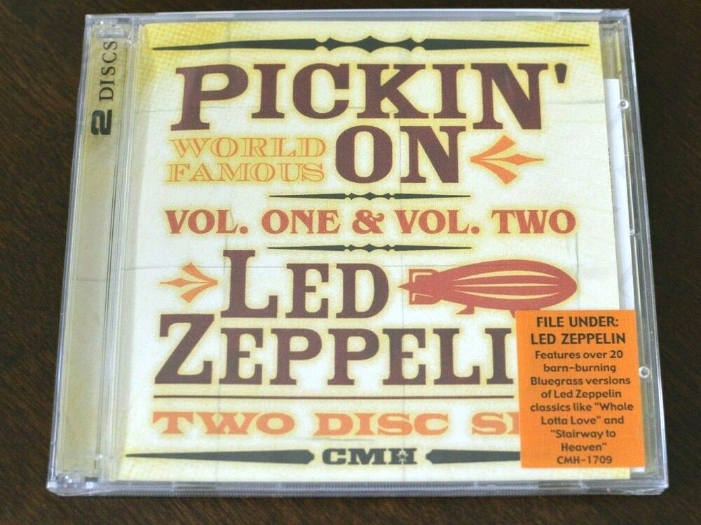 Pickin' on Led Zeppelin, Vol. 1-2 / Bluegrass Stairway to Heaven (2CD, 2003) NEW