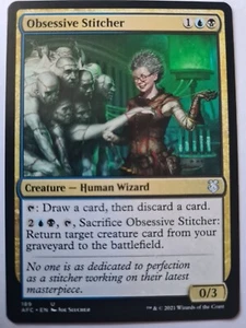 MAGIC THE GATHERING : 1x Obsessive Stitcher ... MTG Commander - Picture 1 of 1