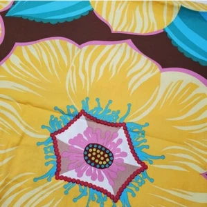 Anna Maria Horner Fabric Garden Party Large Yellow Floral Cotton OOP FAT QUARTER - Picture 1 of 1