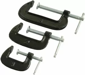 G-Clamp 1" 2" 3" DIY Iron Steel Vice Carpentry Heavy Duty Workbench Workmate - Picture 1 of 6